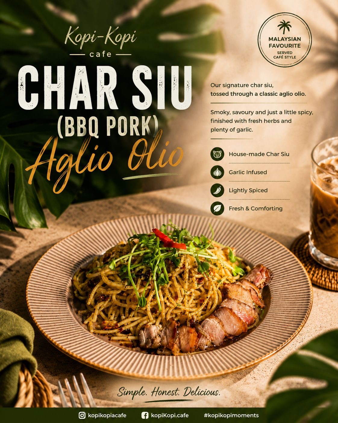 Char Siu Aglio Olio